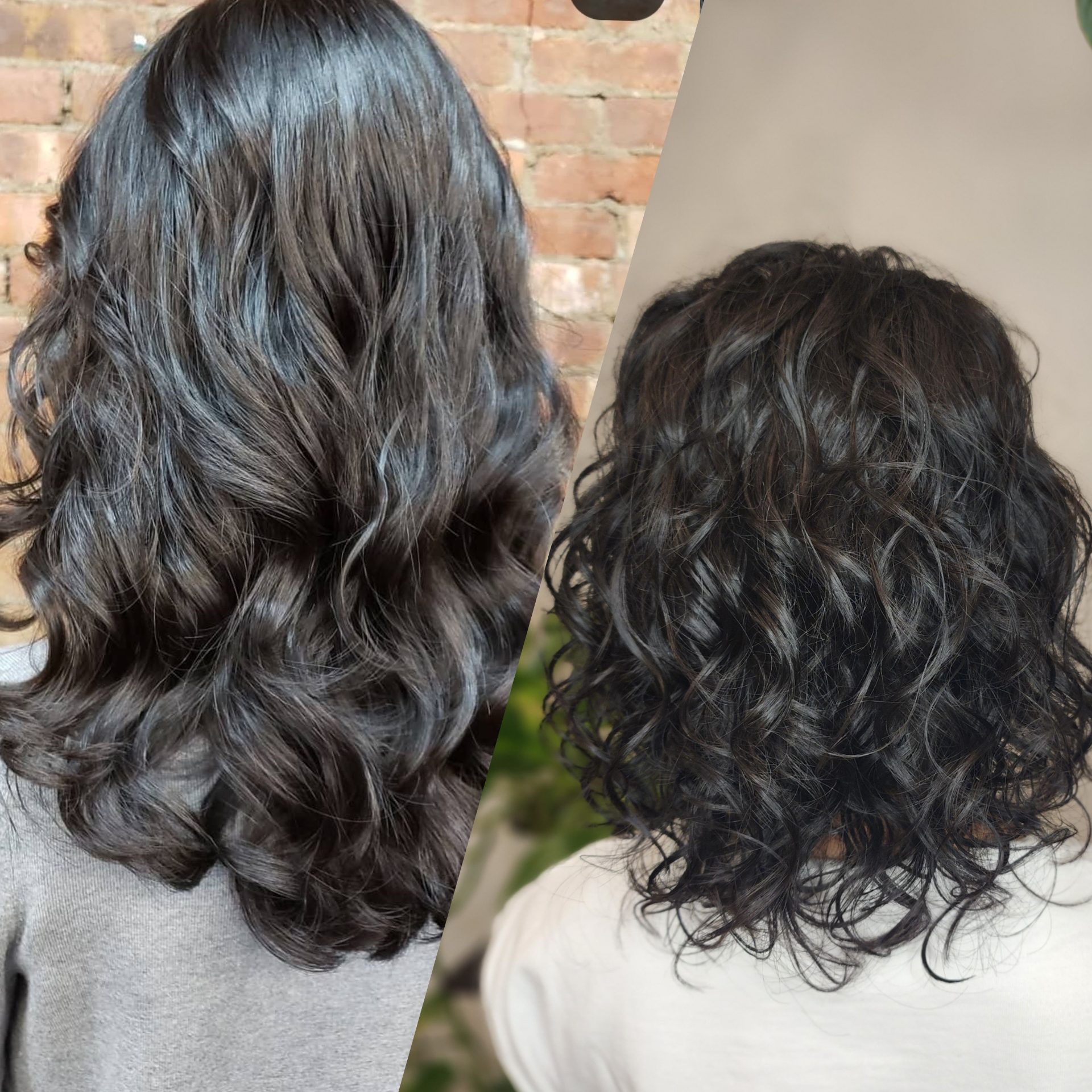 Digital perm versus regular perm comparison